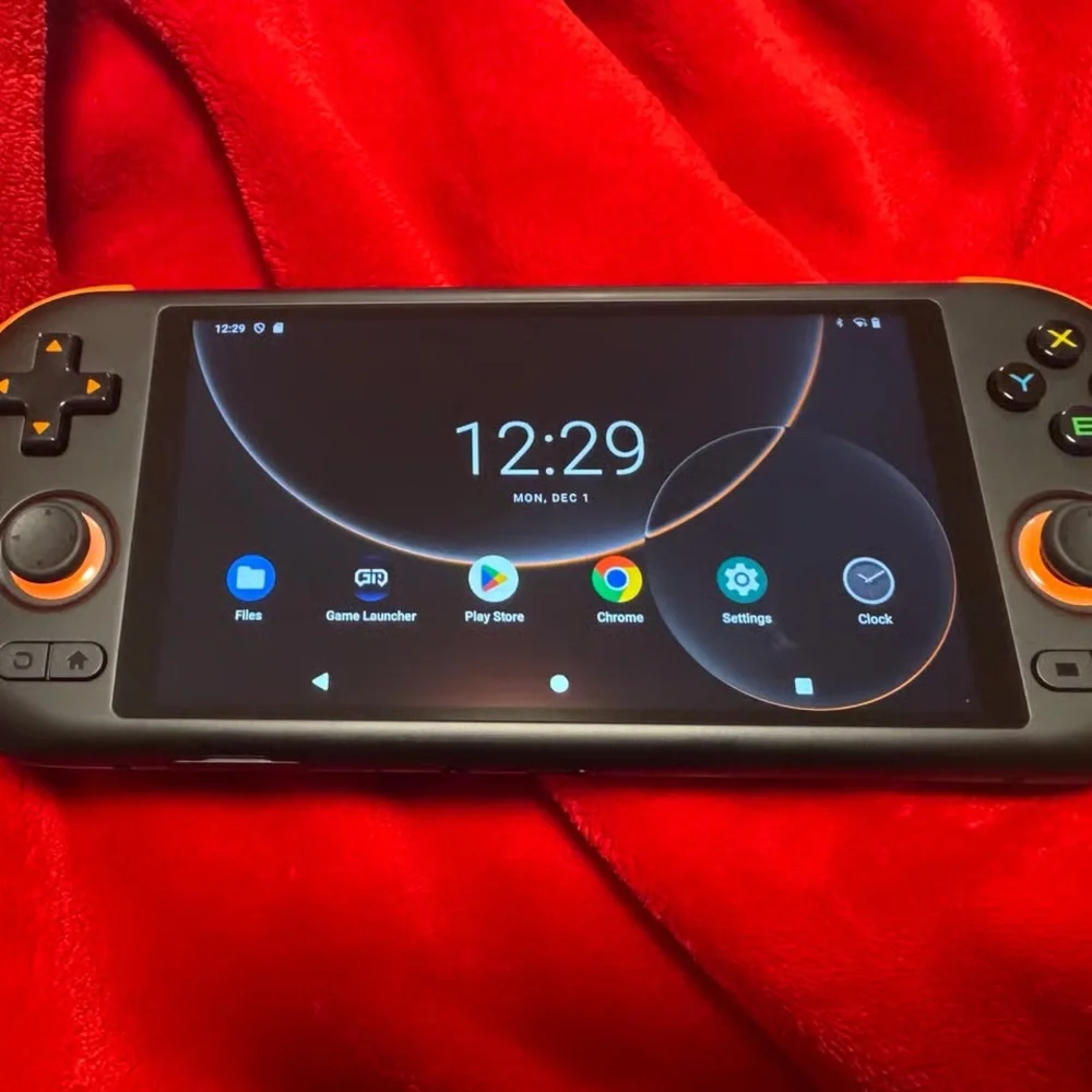 Nintendo Dual-Tone Handheld Console - Black and Orange